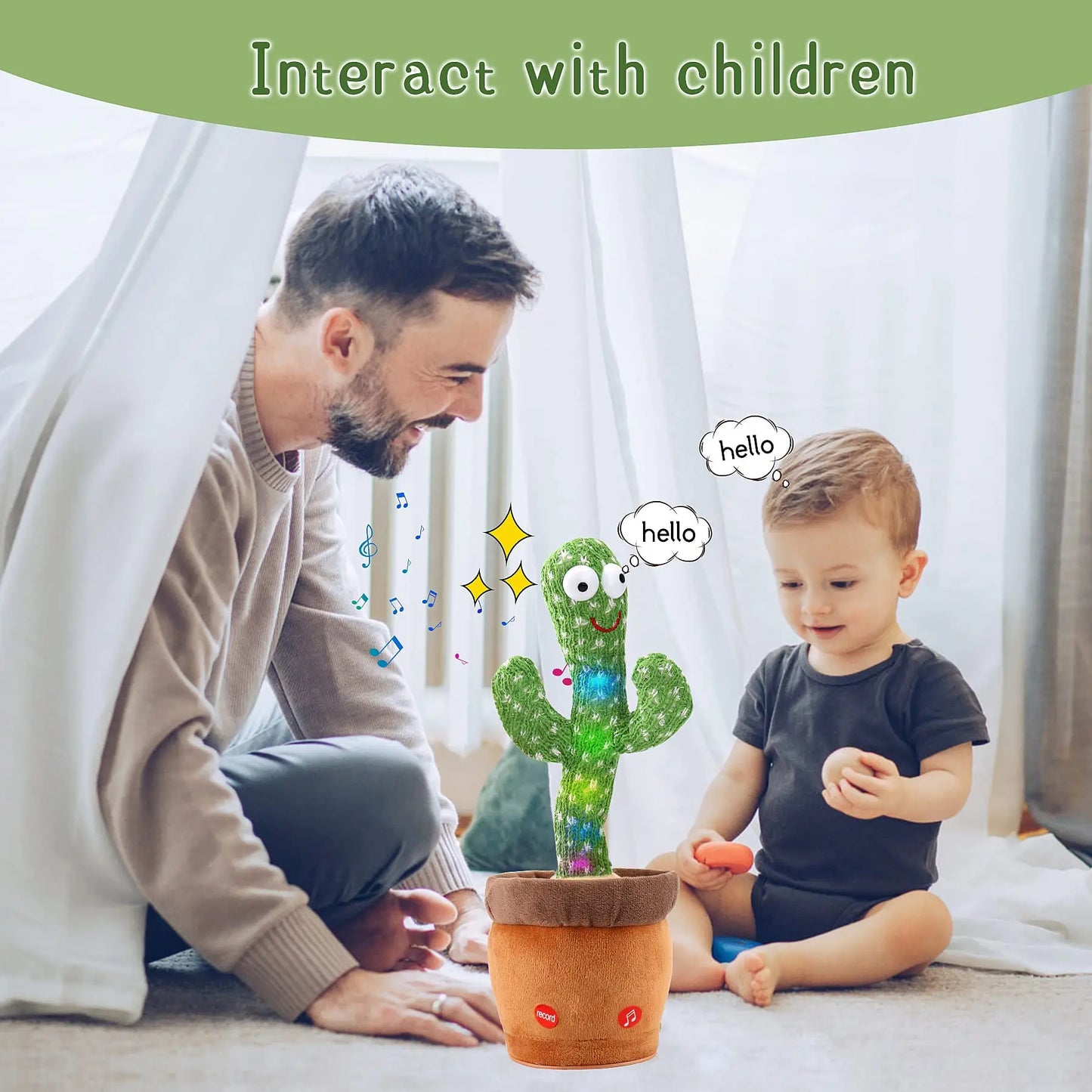 VELVET VOGUE™-Cacto Dancing Cactus Plush Toy